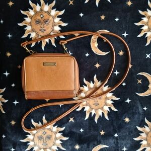 Connections Wallet Purse Crossbody Bag With Imperfections